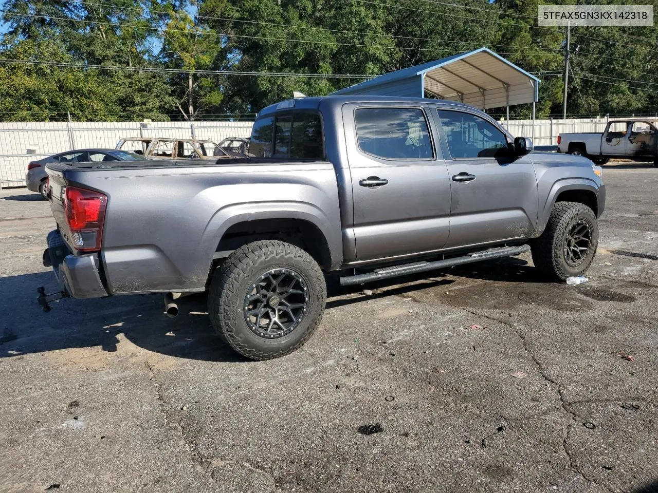 2019 Toyota Tacoma Double Cab VIN: 5TFAX5GN3KX142318 Lot: 74053184