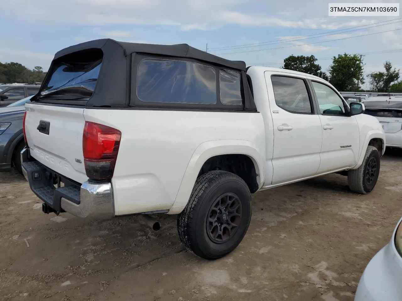 2019 Toyota Tacoma Double Cab VIN: 3TMAZ5CN7KM103690 Lot: 74267624