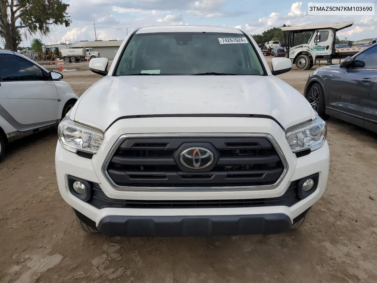 2019 Toyota Tacoma Double Cab VIN: 3TMAZ5CN7KM103690 Lot: 74267624