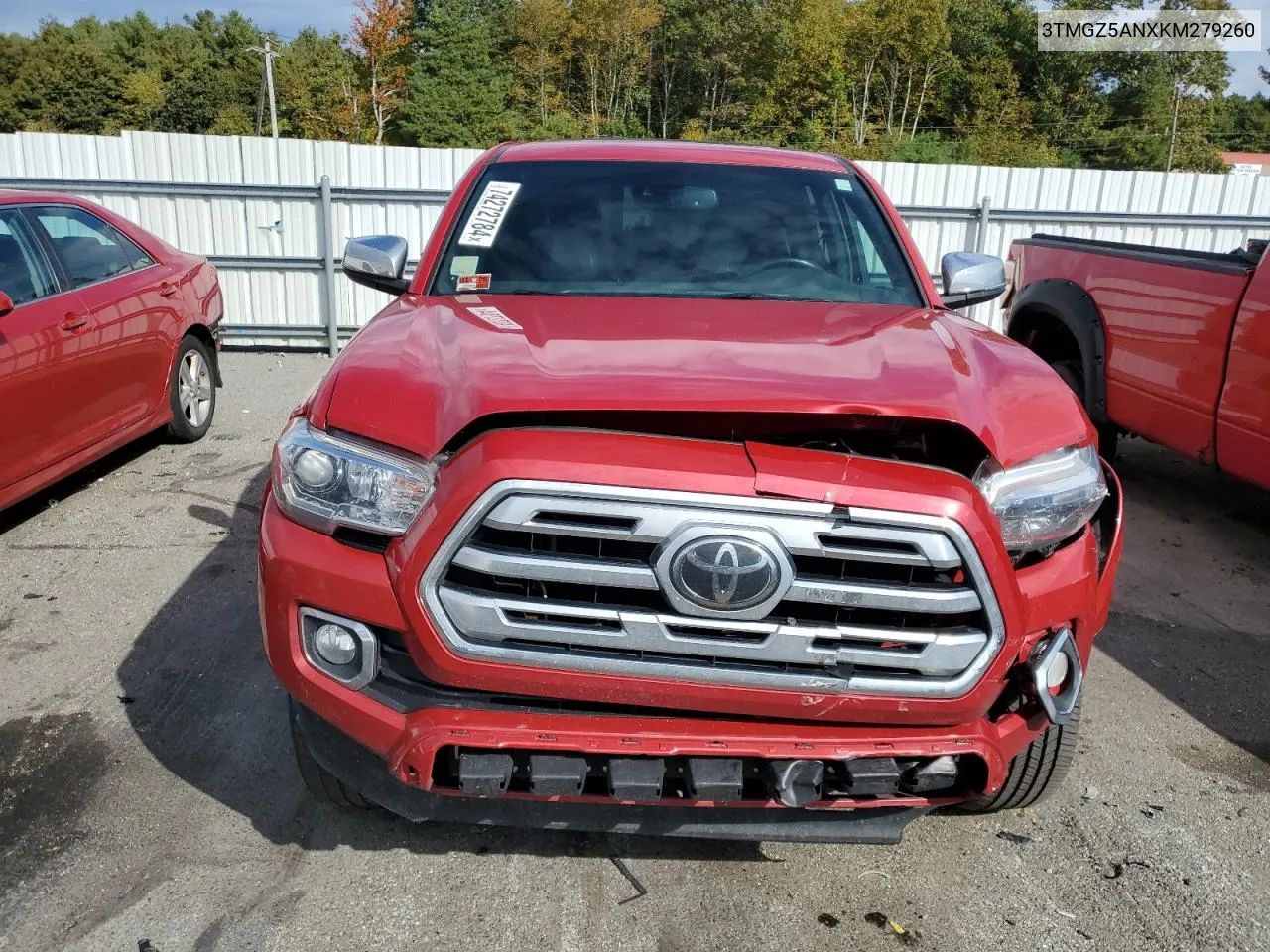 2019 Toyota Tacoma Double Cab VIN: 3TMGZ5ANXKM279260 Lot: 74272784