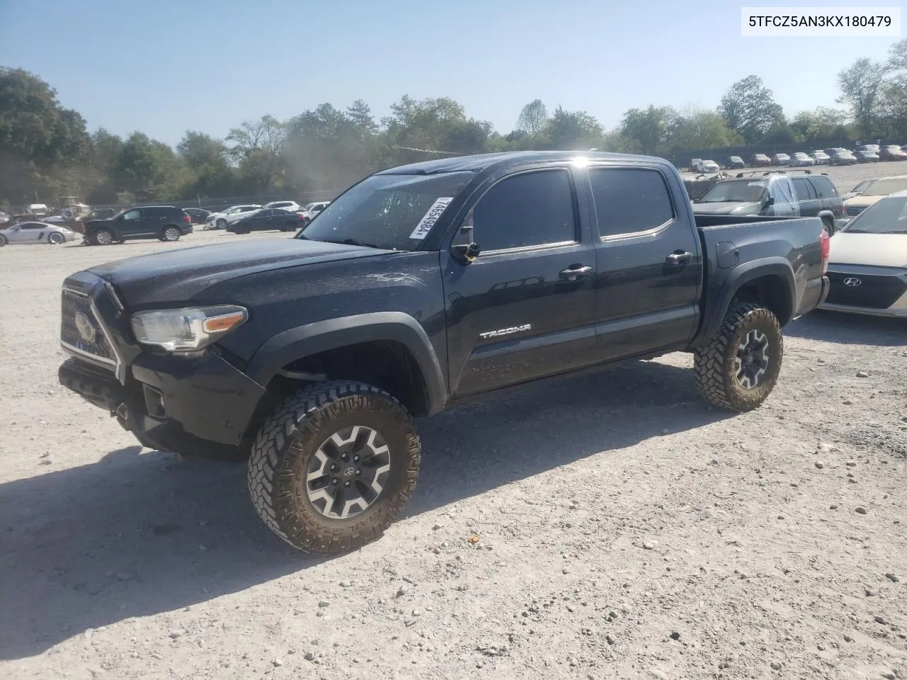 2019 Toyota Tacoma Double Cab VIN: 5TFCZ5AN3KX180479 Lot: 74654984