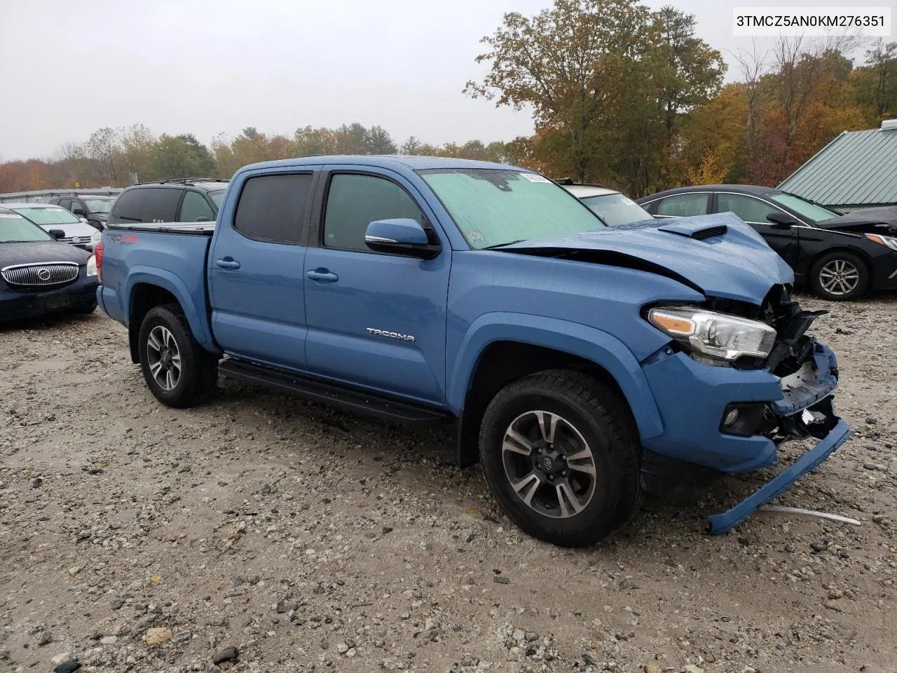 2019 Toyota Tacoma Double Cab VIN: 3TMCZ5AN0KM276351 Lot: 74810354