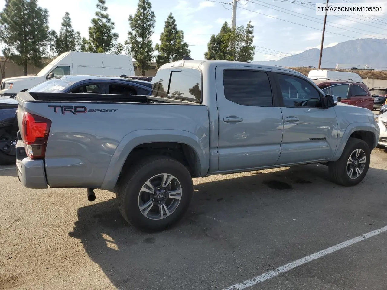 2019 Toyota Tacoma Double Cab VIN: 3TMAZ5CNXKM105501 Lot: 75049124