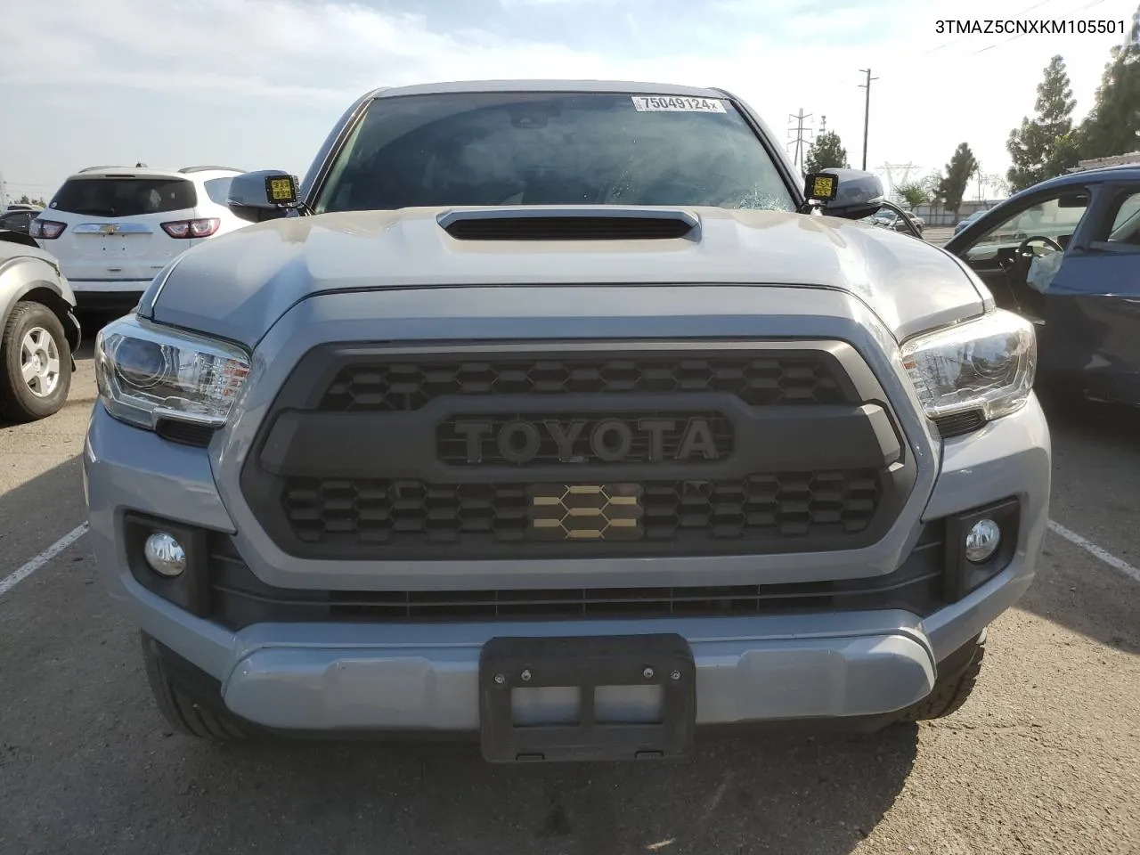 2019 Toyota Tacoma Double Cab VIN: 3TMAZ5CNXKM105501 Lot: 75049124