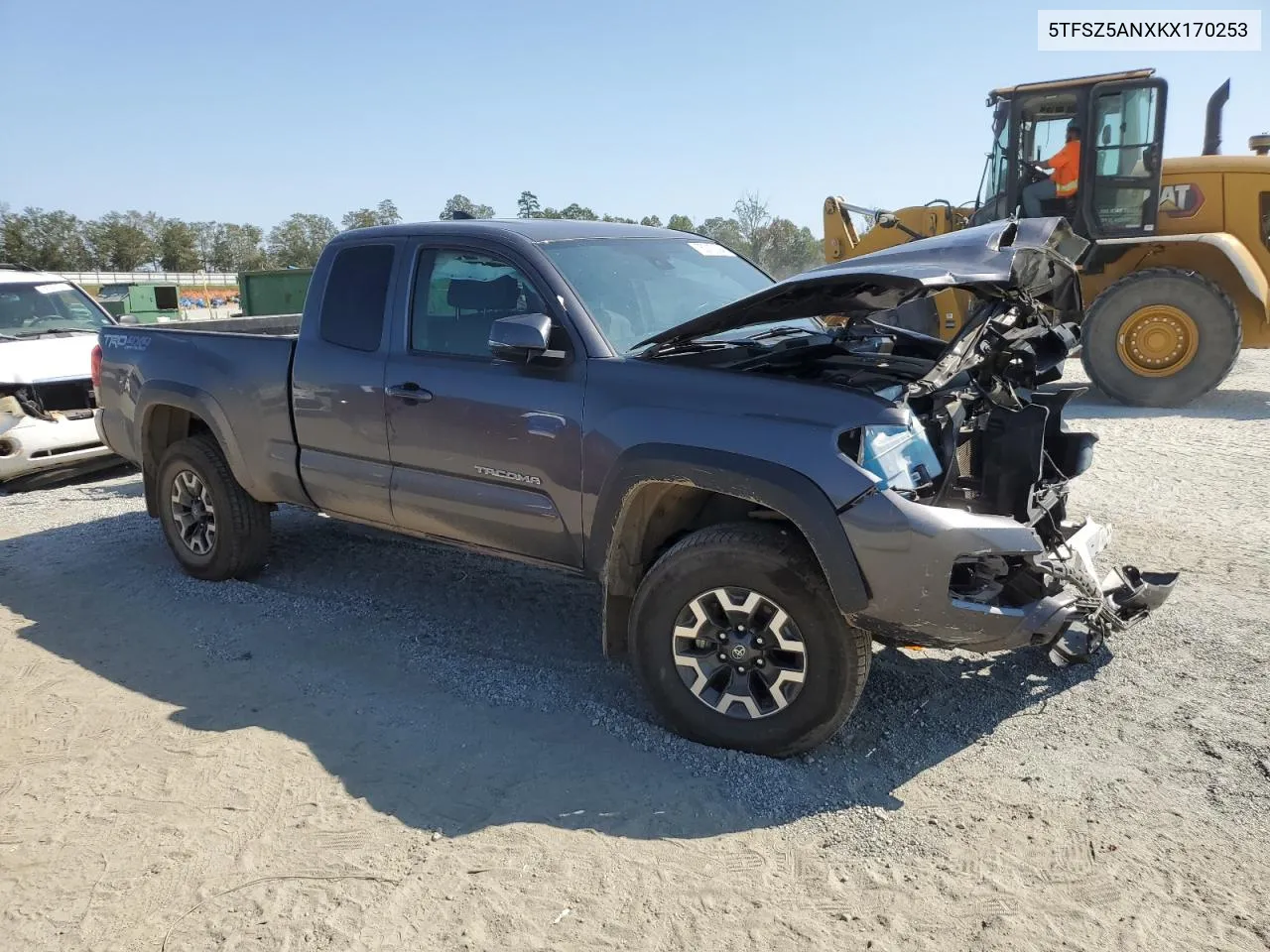 2019 Toyota Tacoma Access Cab VIN: 5TFSZ5ANXKX170253 Lot: 75215034