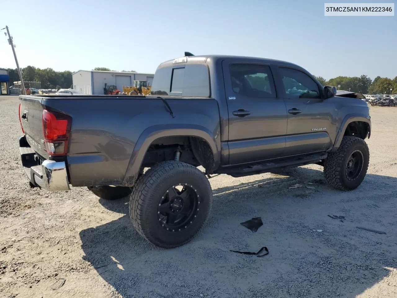 2019 Toyota Tacoma Double Cab VIN: 3TMCZ5AN1KM222346 Lot: 75512064