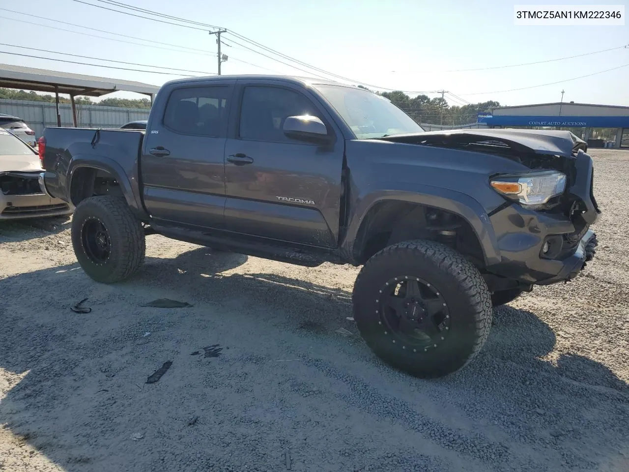 2019 Toyota Tacoma Double Cab VIN: 3TMCZ5AN1KM222346 Lot: 75512064