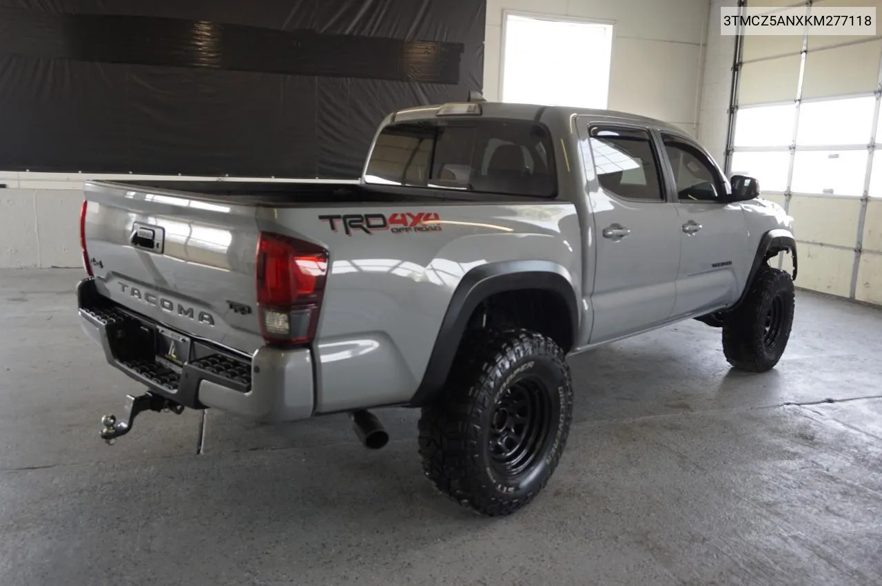 2019 Toyota Tacoma Double Cab VIN: 3TMCZ5ANXKM277118 Lot: 75755444