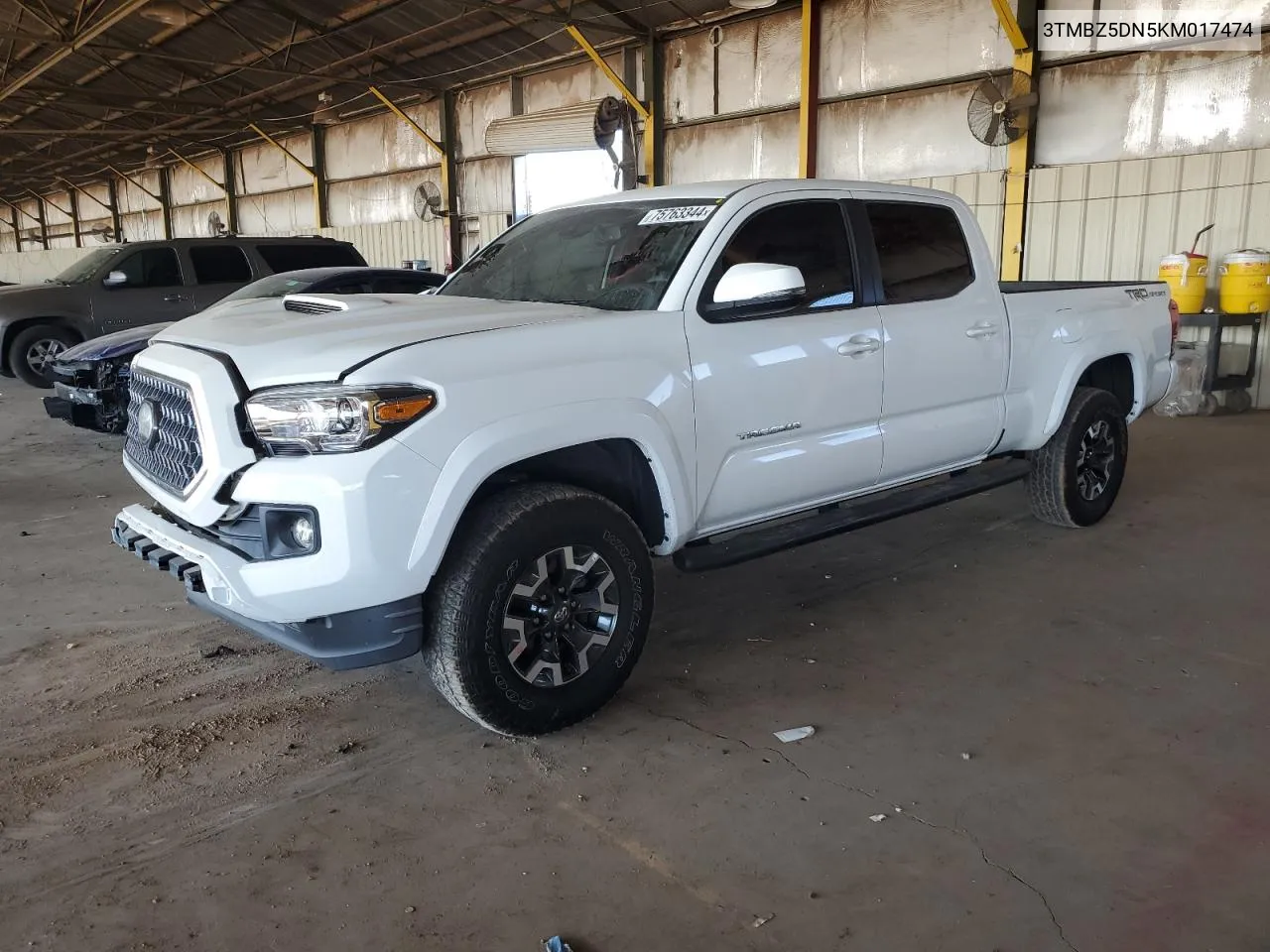 2019 Toyota Tacoma Double Cab VIN: 3TMBZ5DN5KM017474 Lot: 75763344