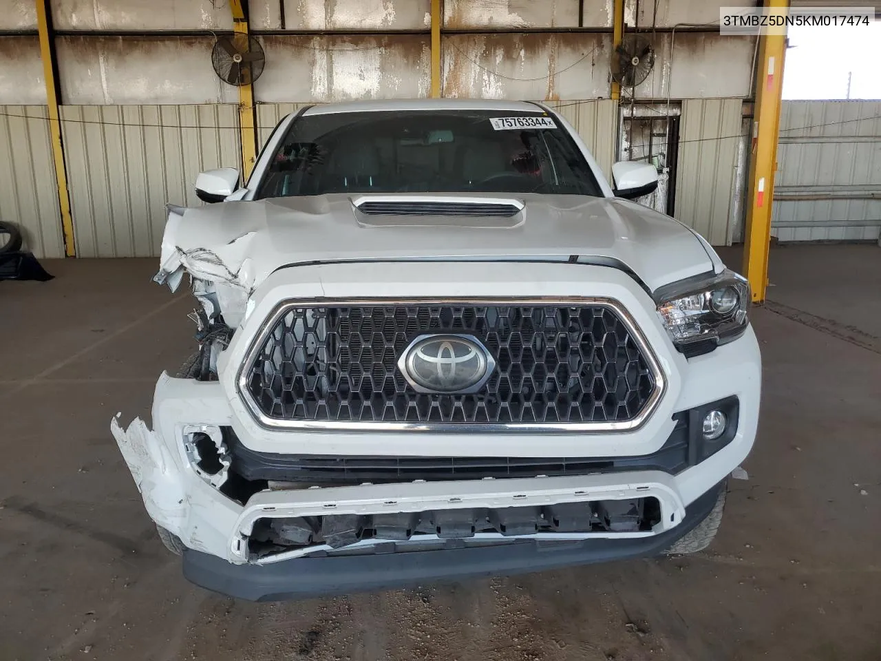 2019 Toyota Tacoma Double Cab VIN: 3TMBZ5DN5KM017474 Lot: 75763344