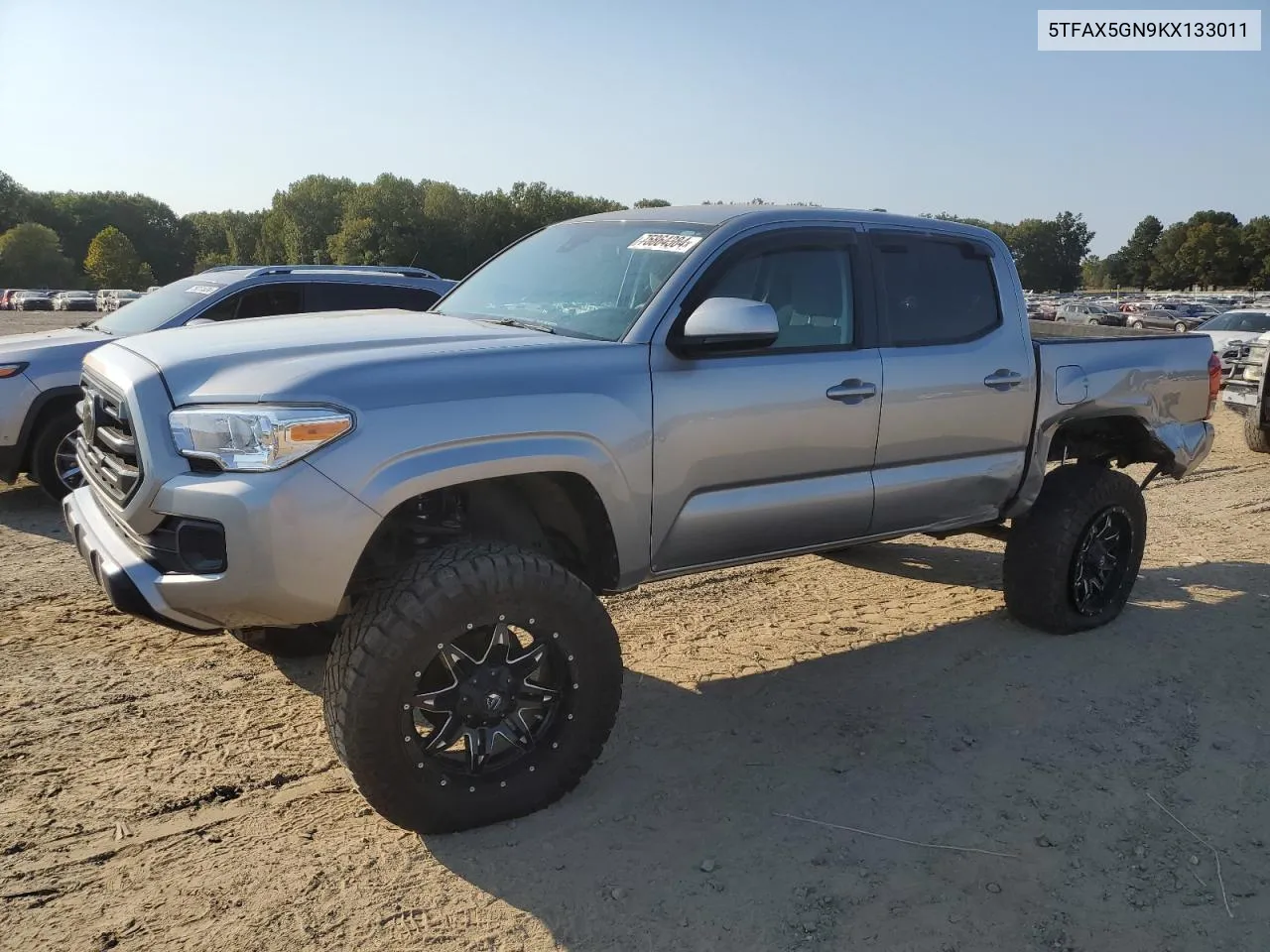 2019 Toyota Tacoma Double Cab VIN: 5TFAX5GN9KX133011 Lot: 75864384