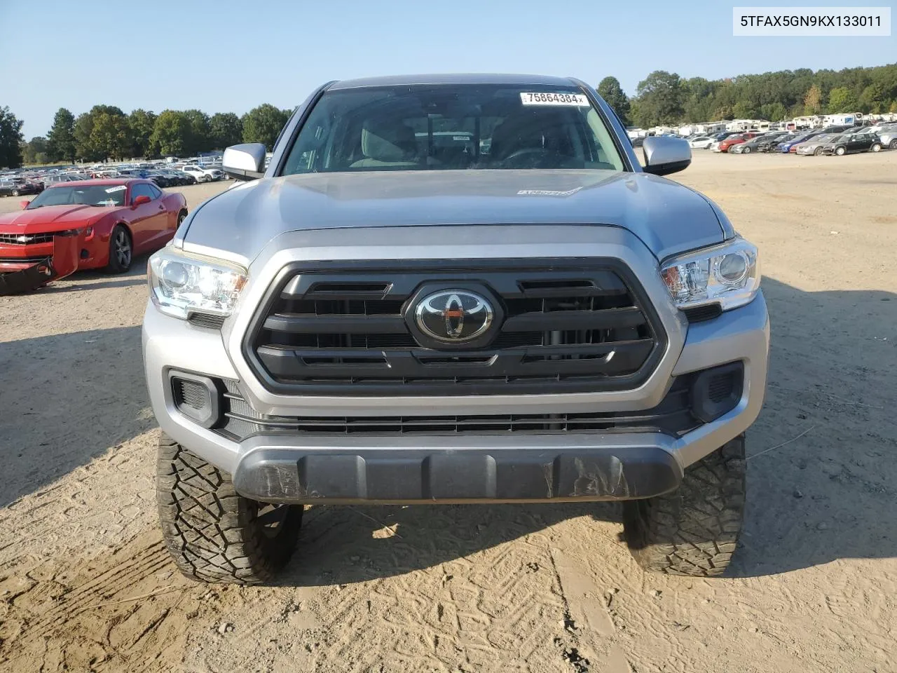 2019 Toyota Tacoma Double Cab VIN: 5TFAX5GN9KX133011 Lot: 75864384