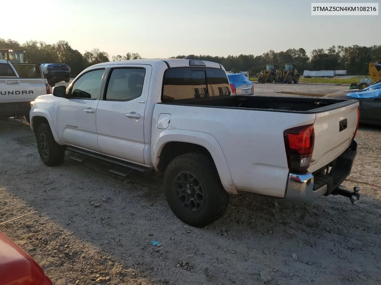 2019 Toyota Tacoma Double Cab VIN: 3TMAZ5CN4KM108216 Lot: 76066074