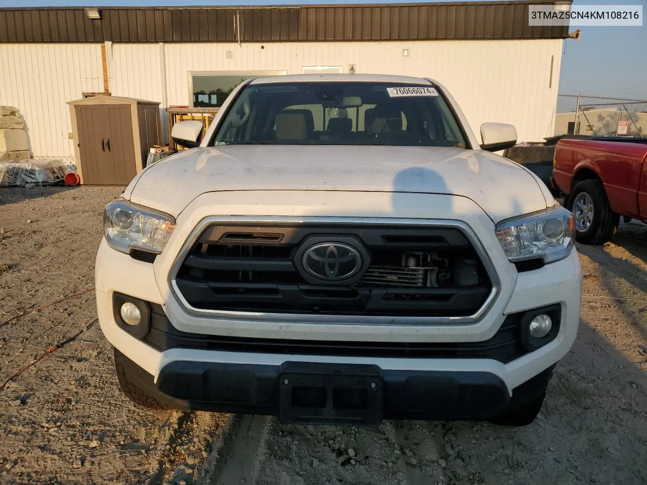 2019 Toyota Tacoma Double Cab VIN: 3TMAZ5CN4KM108216 Lot: 76066074