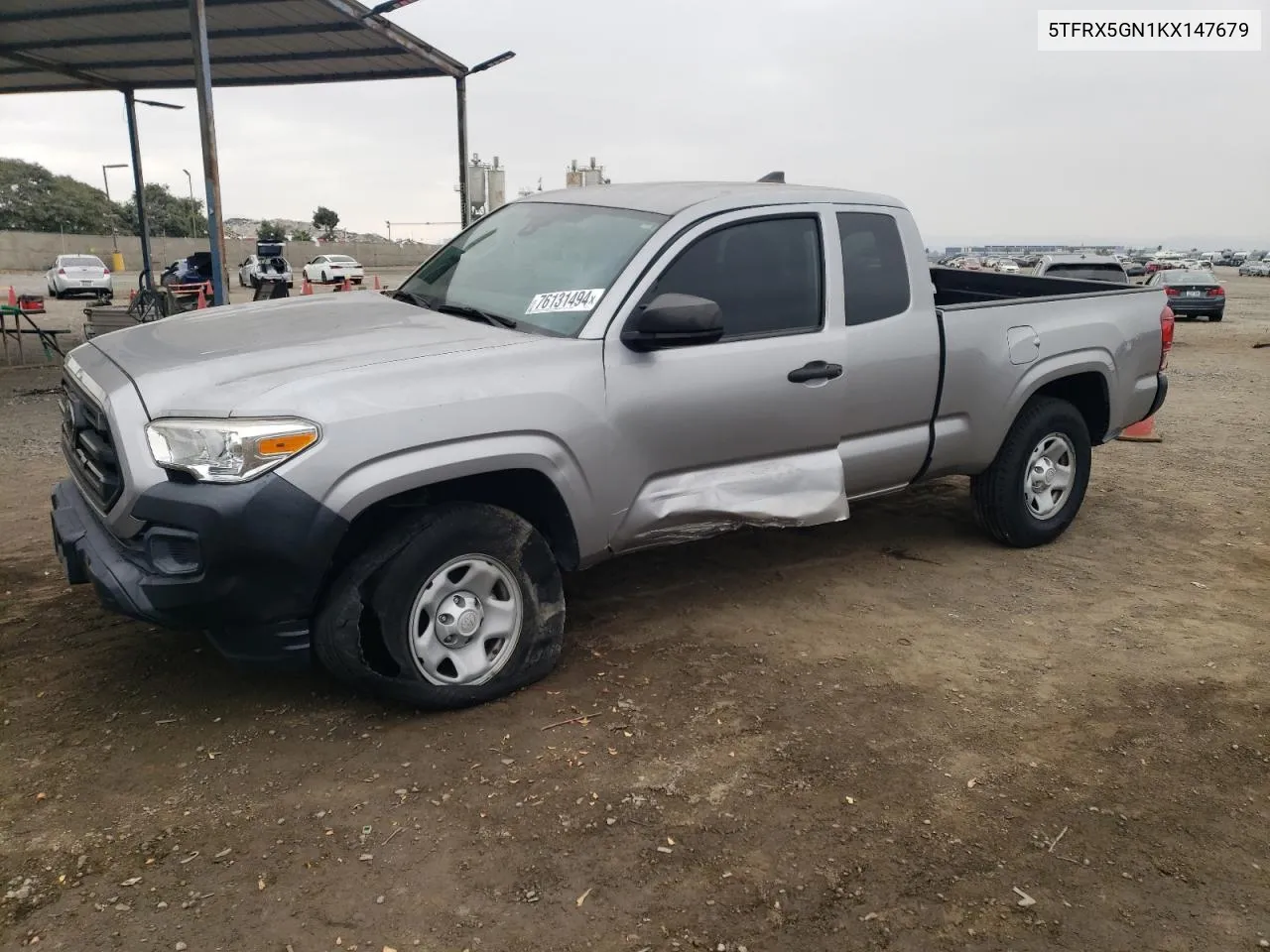 2019 Toyota Tacoma Access Cab VIN: 5TFRX5GN1KX147679 Lot: 76131494