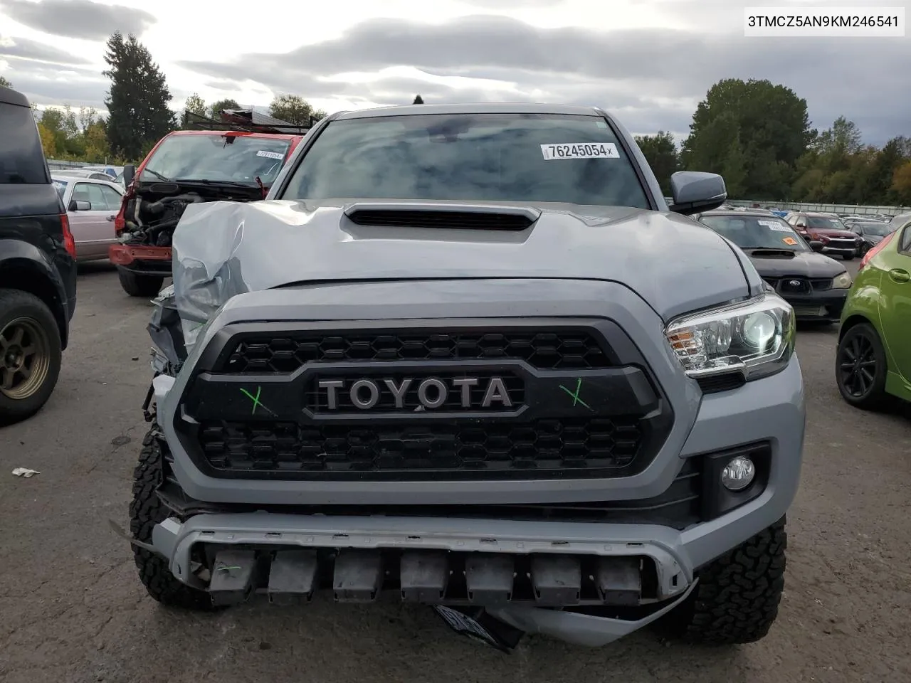 2019 Toyota Tacoma Double Cab VIN: 3TMCZ5AN9KM246541 Lot: 76245054