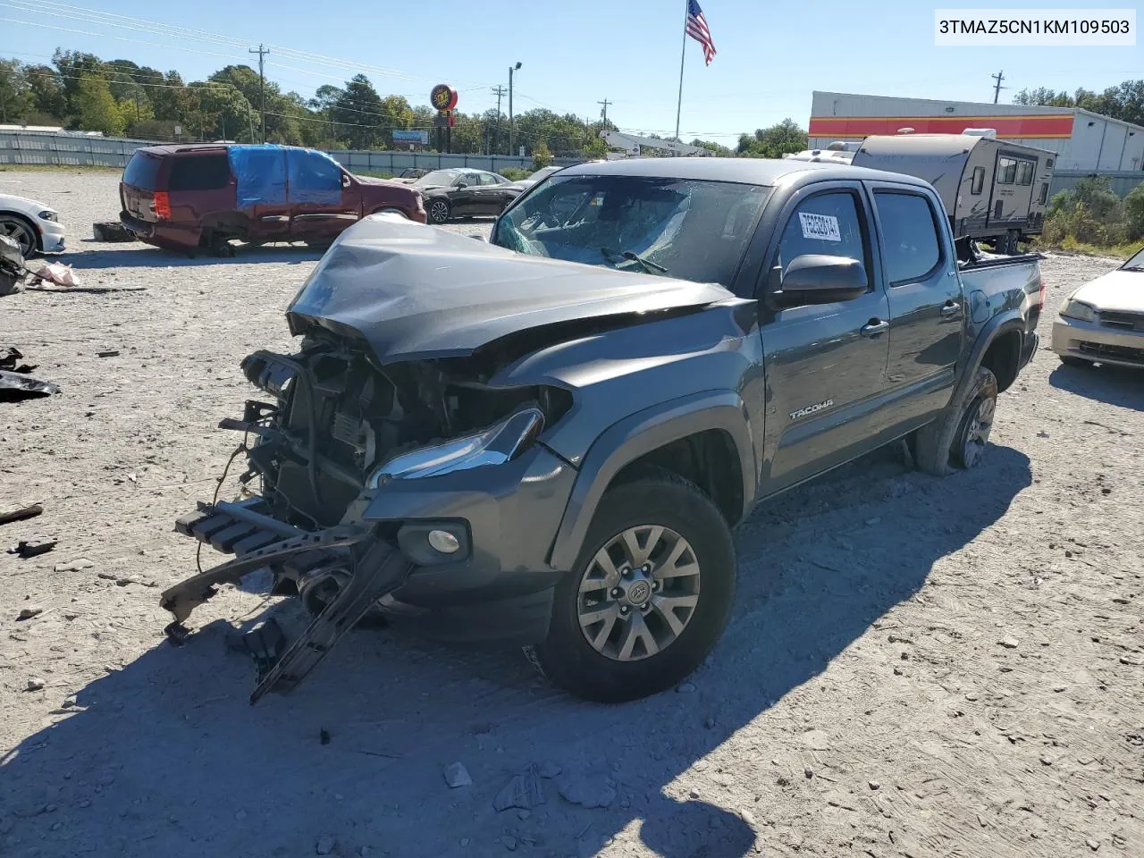 2019 Toyota Tacoma Double Cab VIN: 3TMAZ5CN1KM109503 Lot: 76252814