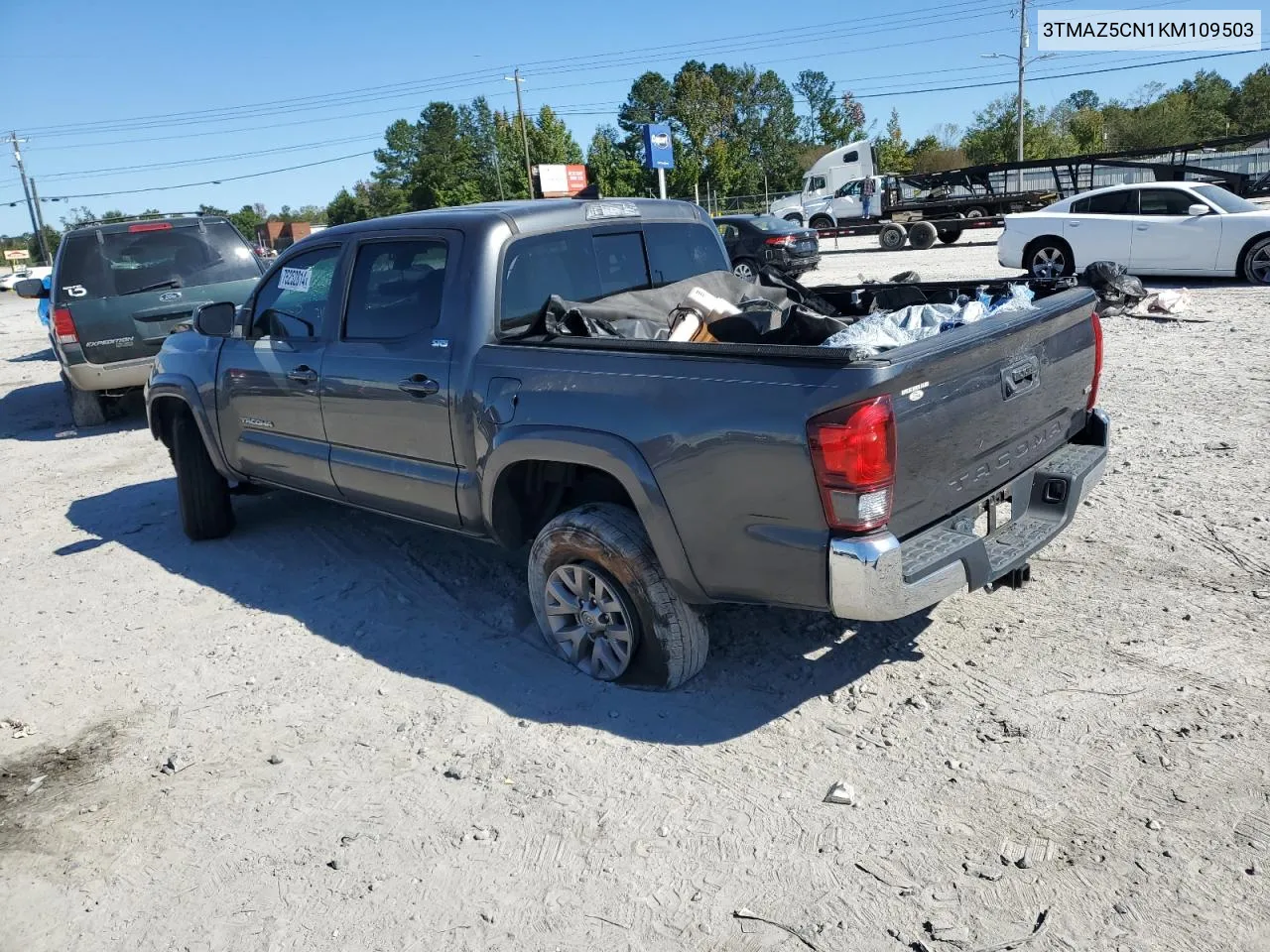 3TMAZ5CN1KM109503 2019 Toyota Tacoma Double Cab