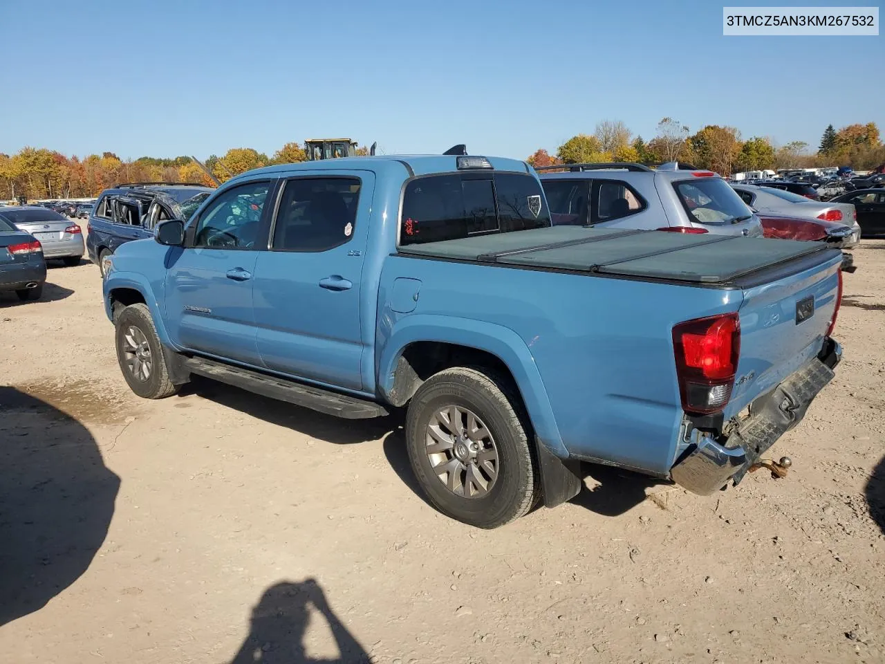 3TMCZ5AN3KM267532 2019 Toyota Tacoma Double Cab