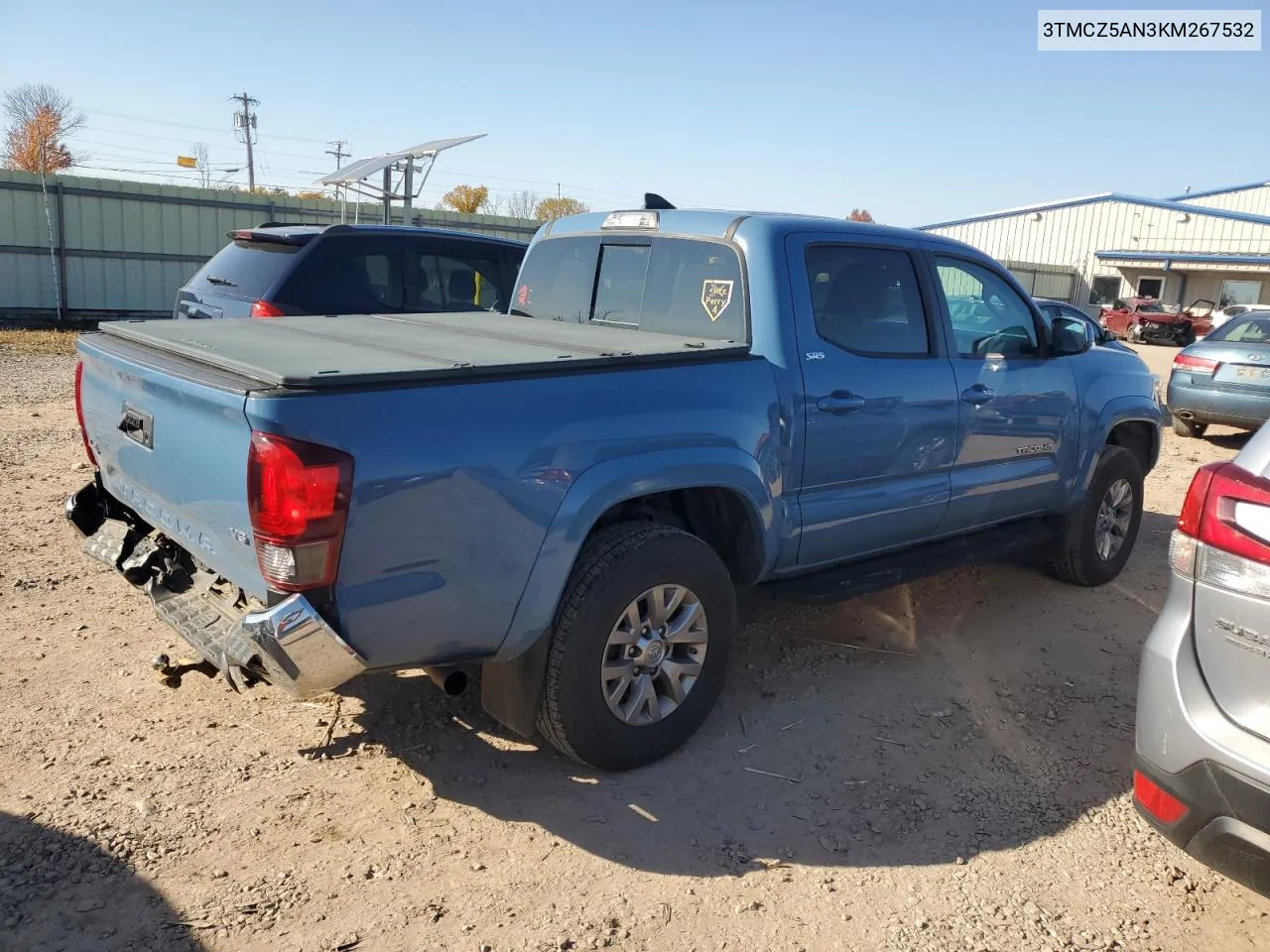 2019 Toyota Tacoma Double Cab VIN: 3TMCZ5AN3KM267532 Lot: 76292464