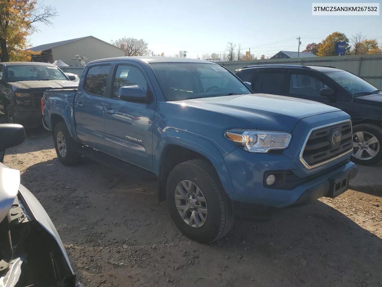 3TMCZ5AN3KM267532 2019 Toyota Tacoma Double Cab