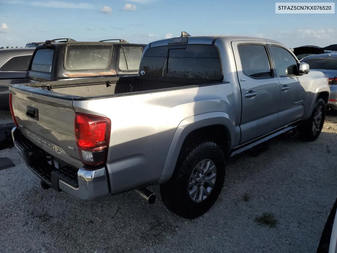 2019 Toyota Tacoma Double Cab VIN: 5TFAZ5CN7KX076520 Lot: 76541374