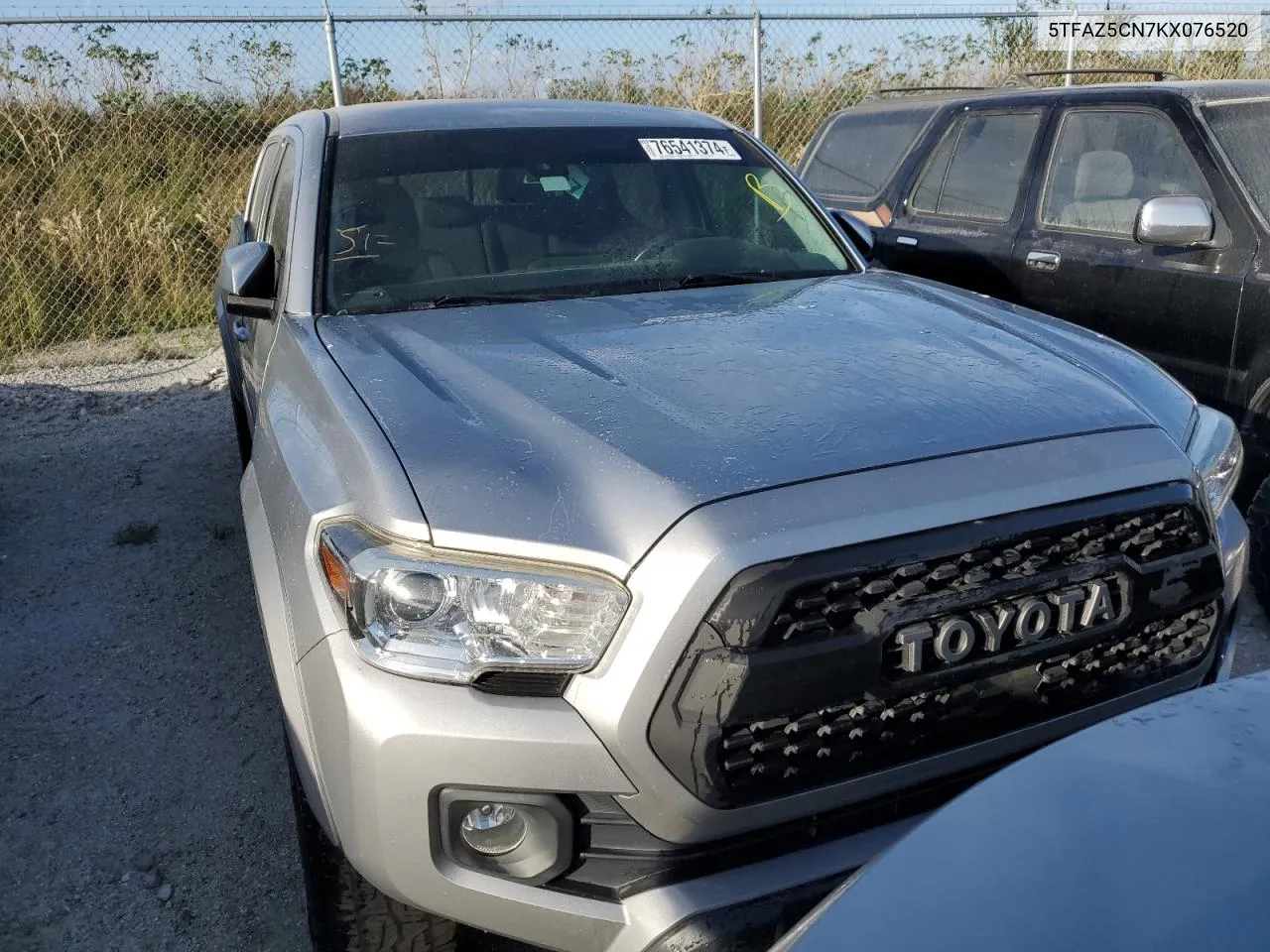 2019 Toyota Tacoma Double Cab VIN: 5TFAZ5CN7KX076520 Lot: 76541374