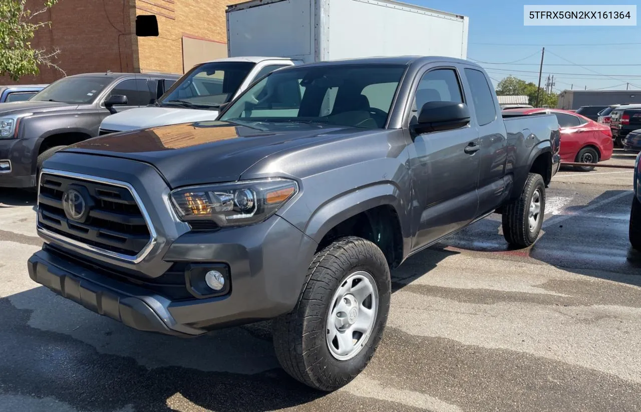 2019 Toyota Tacoma Access Cab VIN: 5TFRX5GN2KX161364 Lot: 76543724