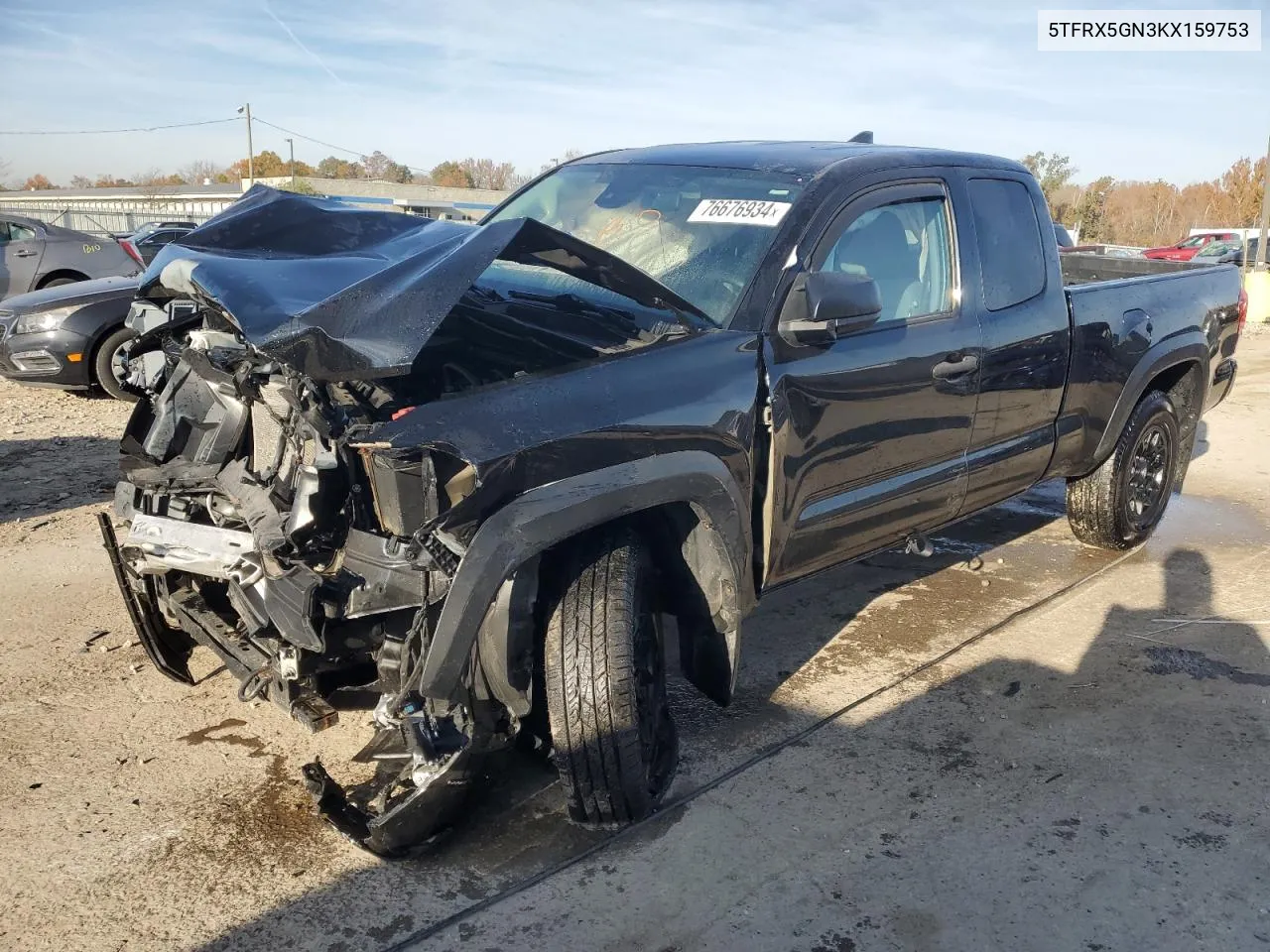 2019 Toyota Tacoma Access Cab VIN: 5TFRX5GN3KX159753 Lot: 76676934