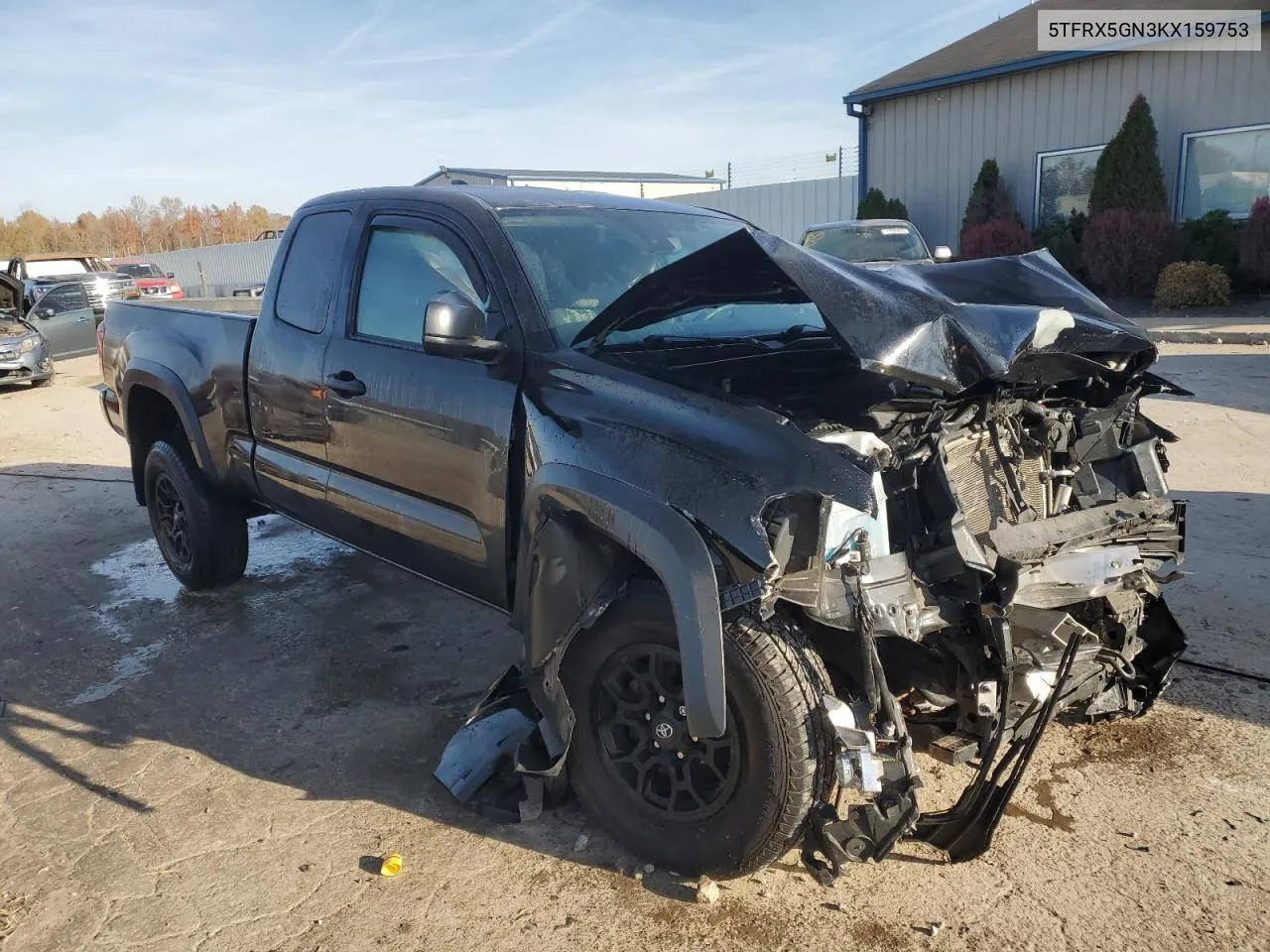 5TFRX5GN3KX159753 2019 Toyota Tacoma Access Cab