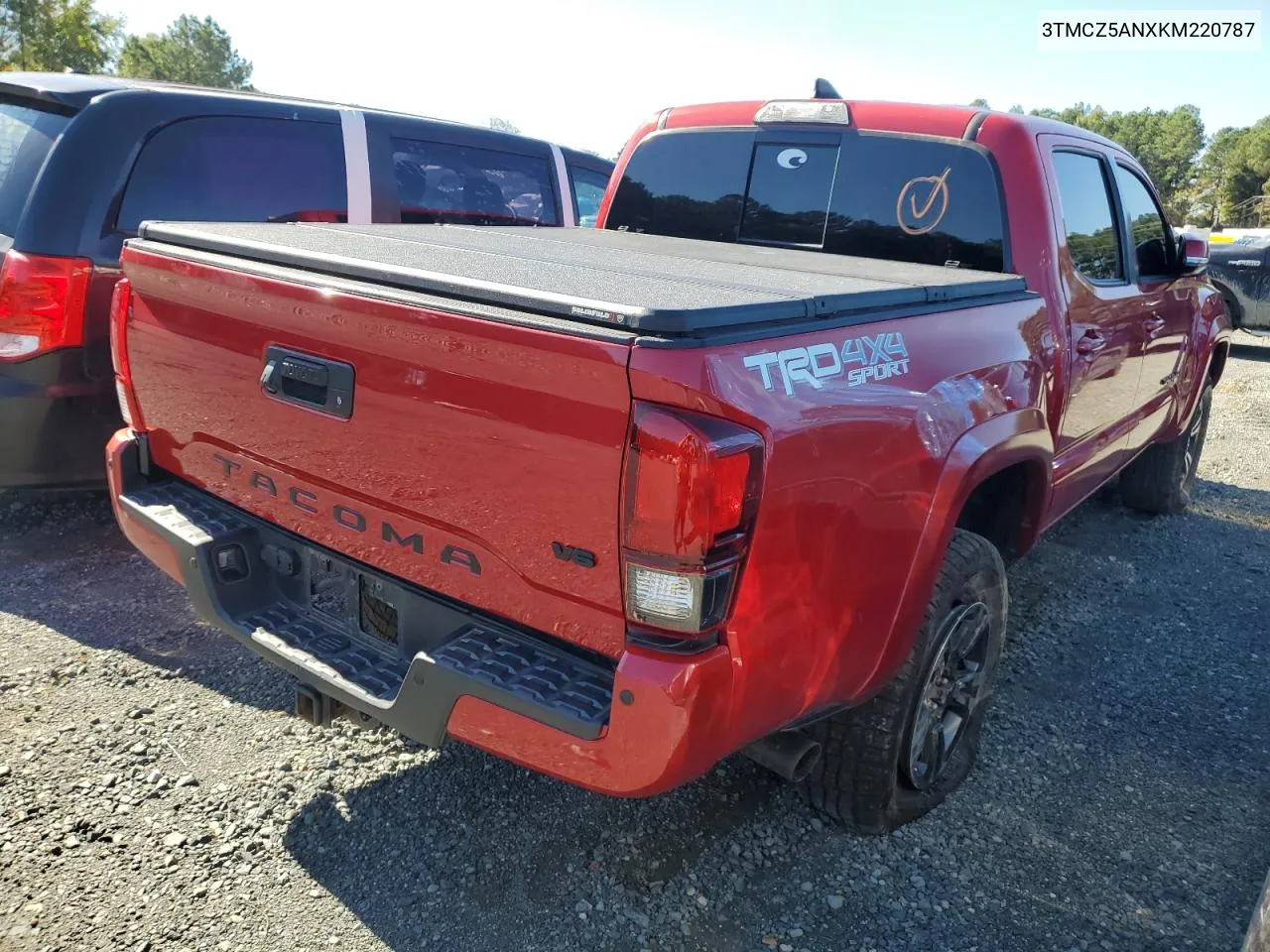 2019 Toyota Tacoma Double Cab VIN: 3TMCZ5ANXKM220787 Lot: 76692244