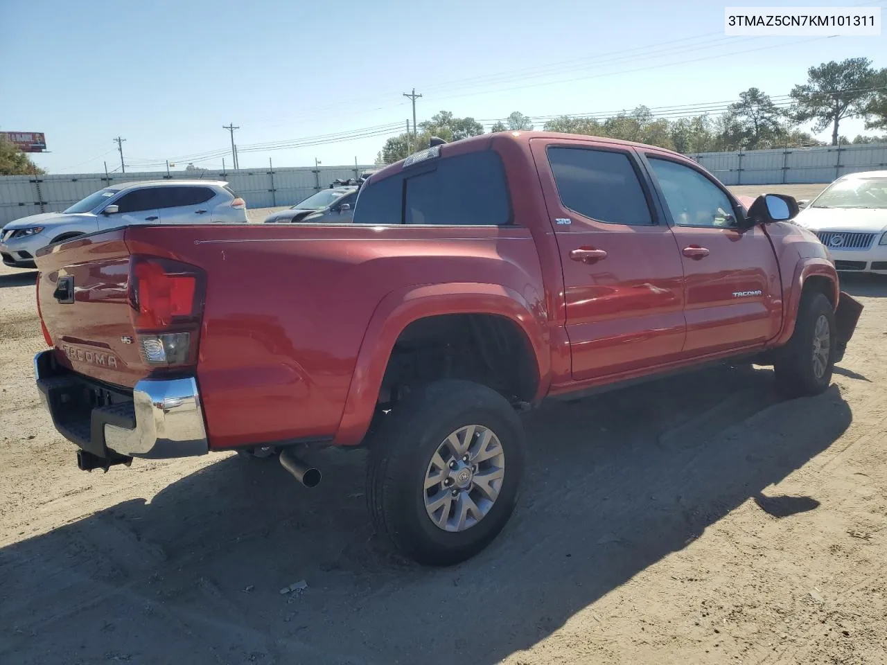 3TMAZ5CN7KM101311 2019 Toyota Tacoma Double Cab