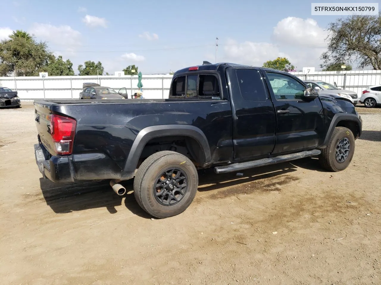 2019 Toyota Tacoma Access Cab VIN: 5TFRX5GN4KX150799 Lot: 76950814