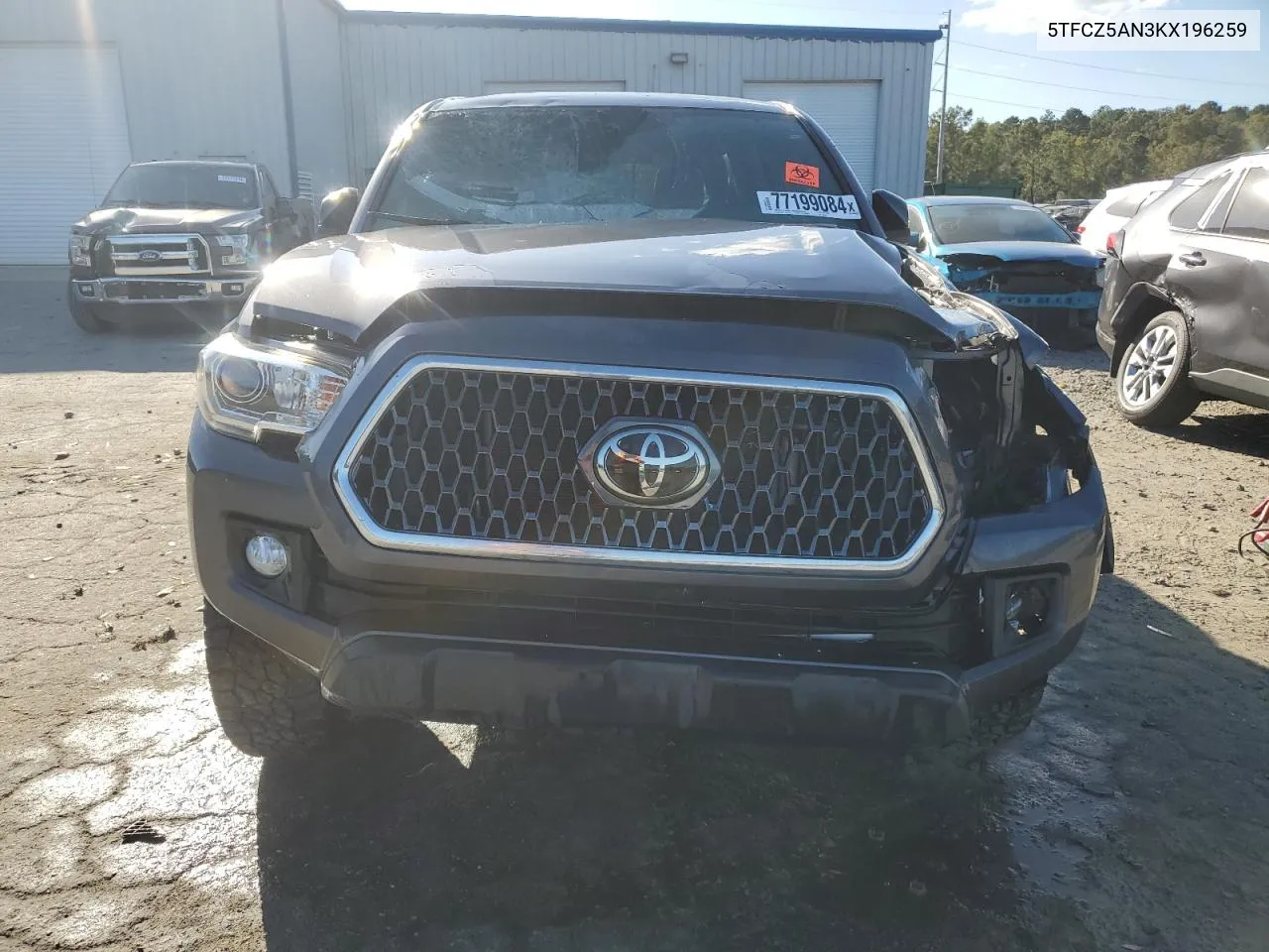 2019 Toyota Tacoma Double Cab VIN: 5TFCZ5AN3KX196259 Lot: 77199084