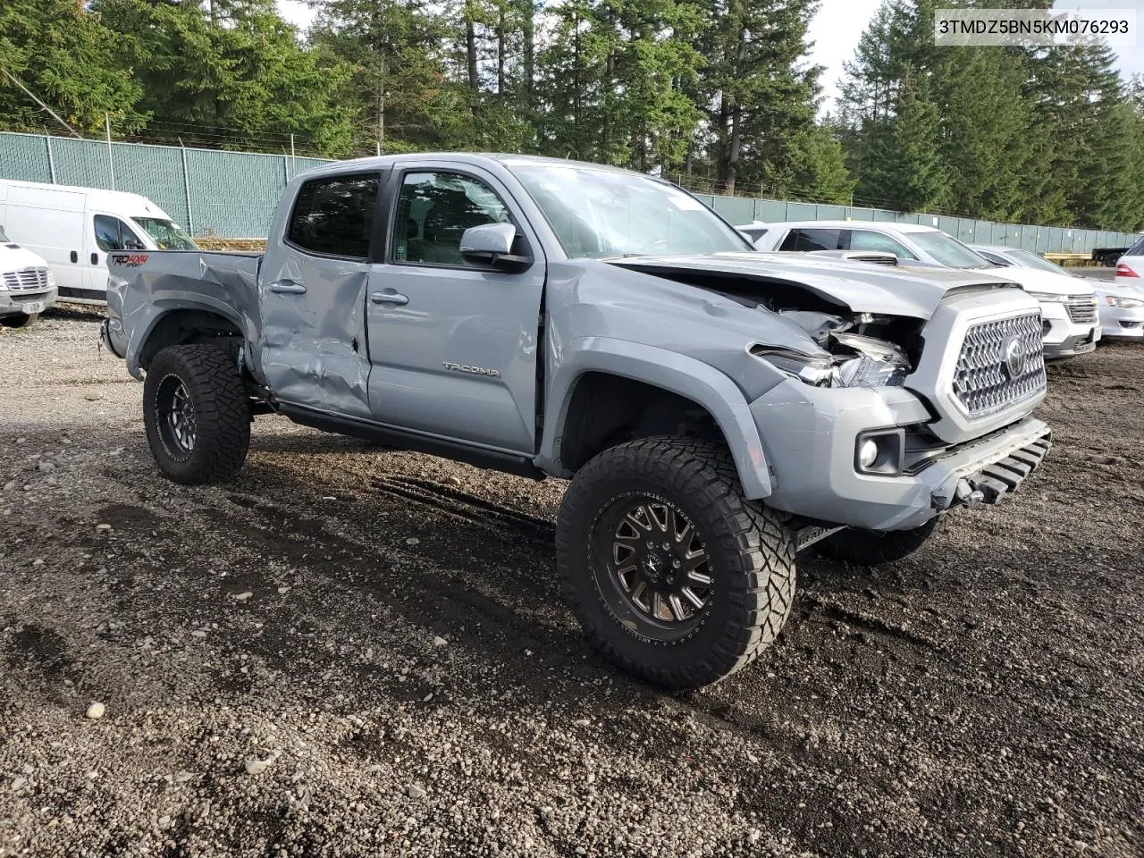 2019 Toyota Tacoma Double Cab VIN: 3TMDZ5BN5KM076293 Lot: 77241374