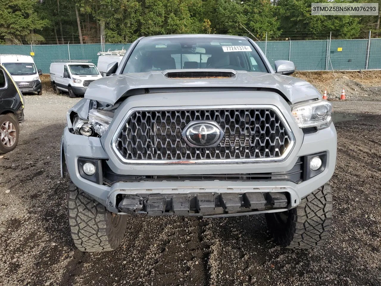 2019 Toyota Tacoma Double Cab VIN: 3TMDZ5BN5KM076293 Lot: 77241374