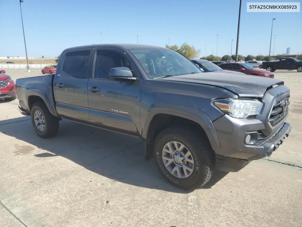 2019 Toyota Tacoma Double Cab VIN: 5TFAZ5CN8KX085923 Lot: 77491584