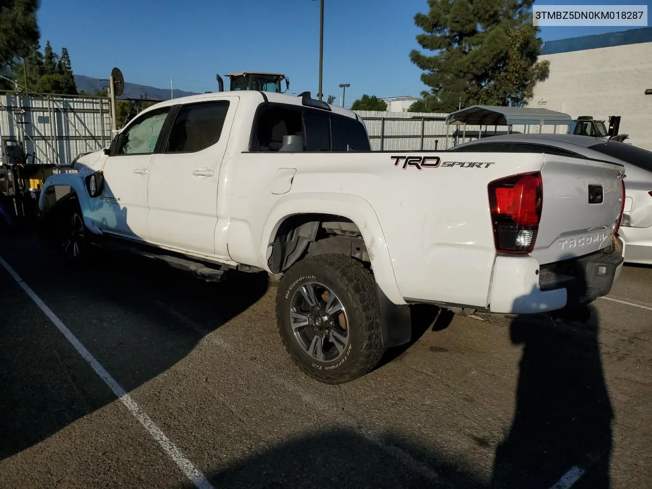 2019 Toyota Tacoma Double Cab VIN: 3TMBZ5DN0KM018287 Lot: 77603724