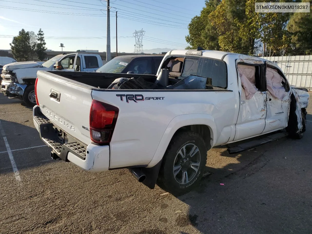 2019 Toyota Tacoma Double Cab VIN: 3TMBZ5DN0KM018287 Lot: 77603724