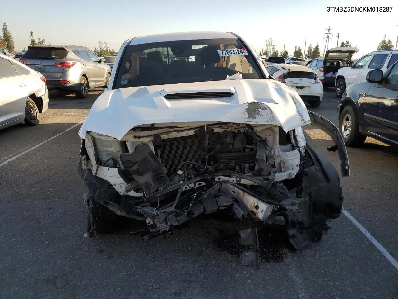 2019 Toyota Tacoma Double Cab VIN: 3TMBZ5DN0KM018287 Lot: 77603724