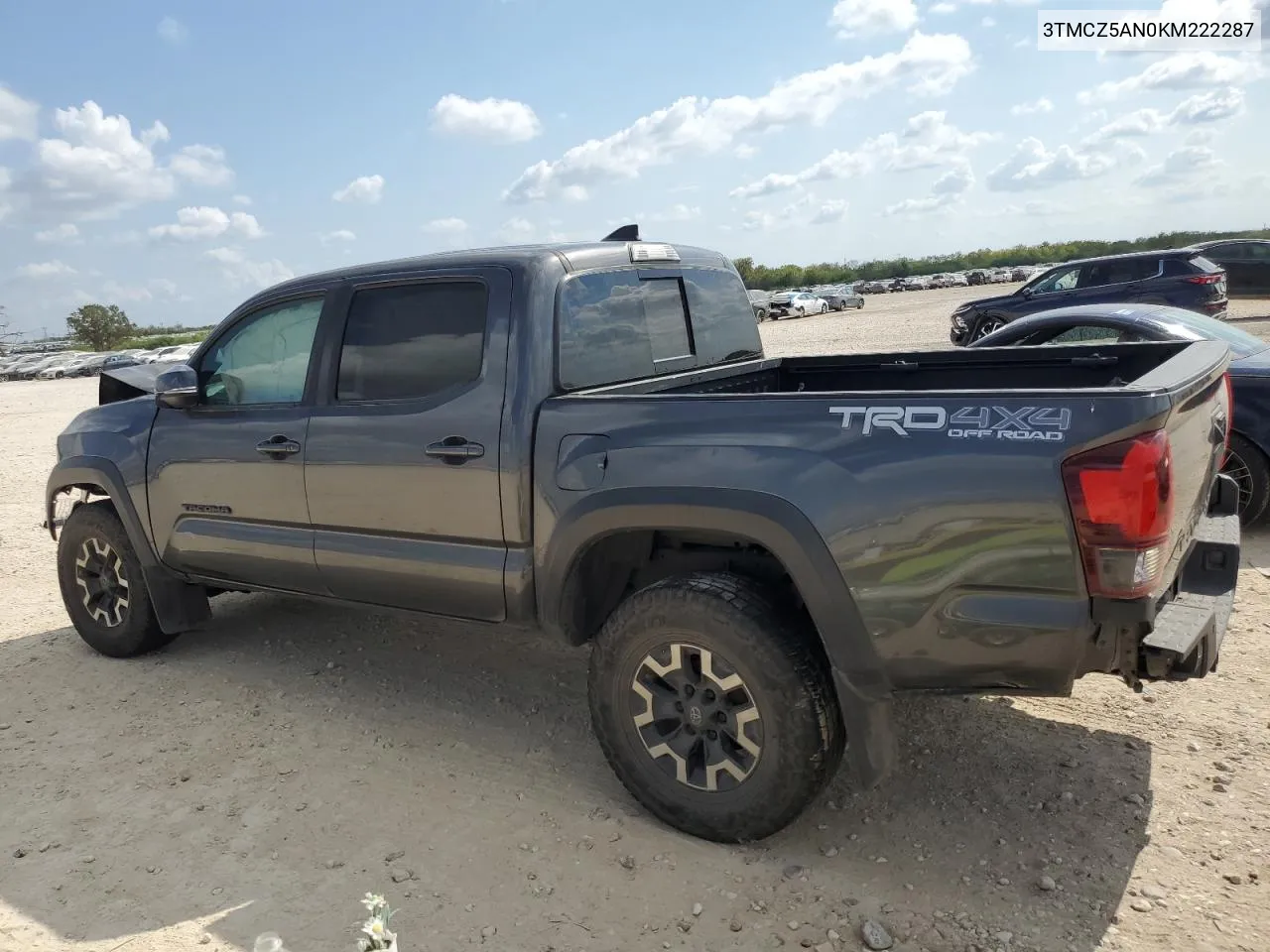 2019 Toyota Tacoma Double Cab VIN: 3TMCZ5AN0KM222287 Lot: 78419964