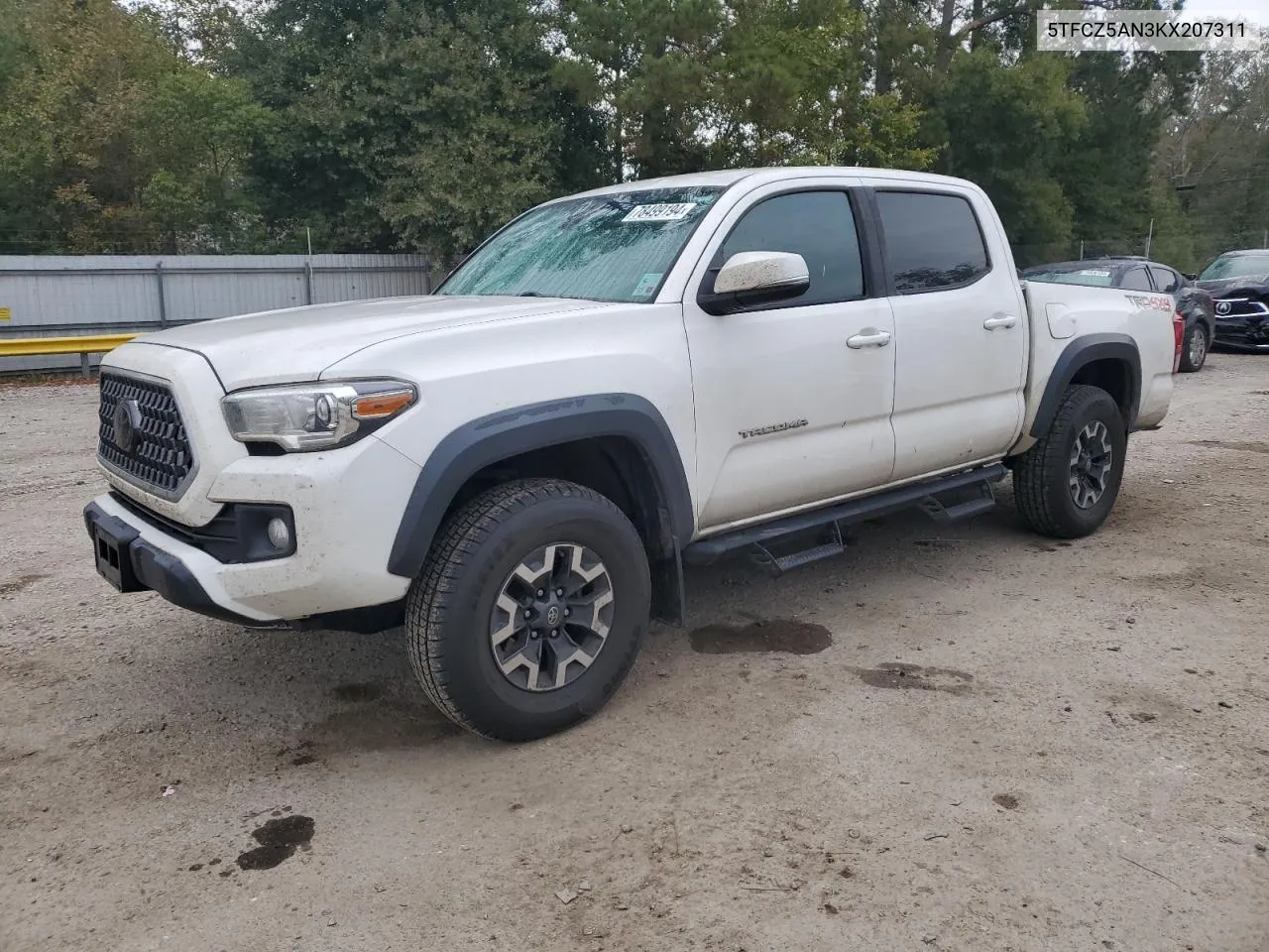 2019 Toyota Tacoma Double Cab VIN: 5TFCZ5AN3KX207311 Lot: 78499194