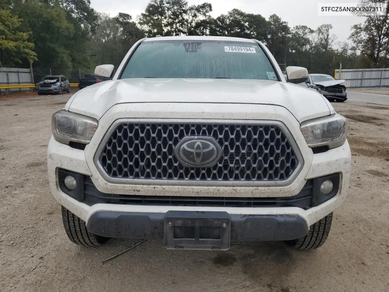 2019 Toyota Tacoma Double Cab VIN: 5TFCZ5AN3KX207311 Lot: 78499194