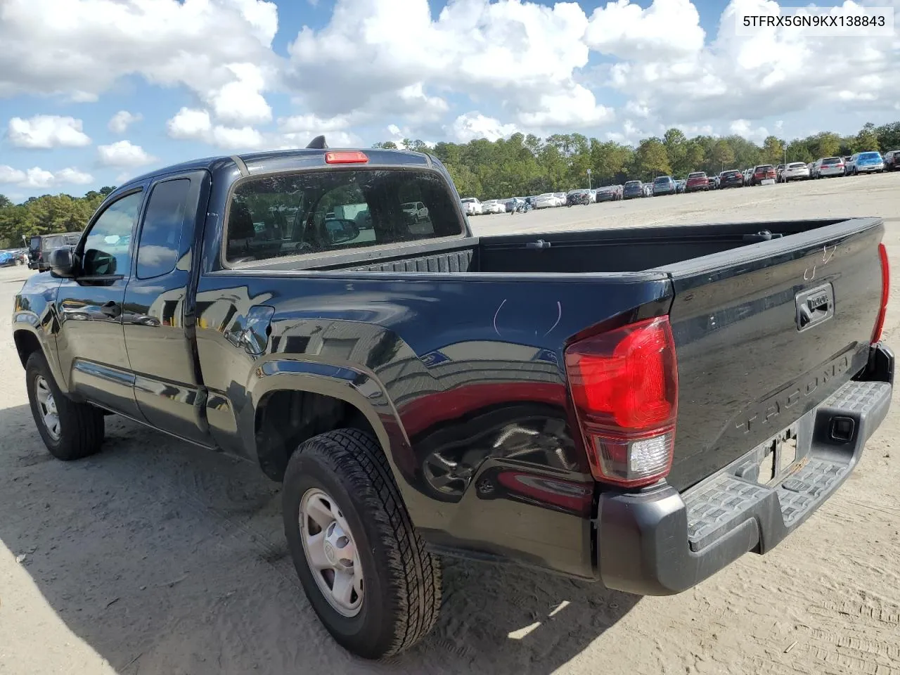 2019 Toyota Tacoma Access Cab VIN: 5TFRX5GN9KX138843 Lot: 78506994