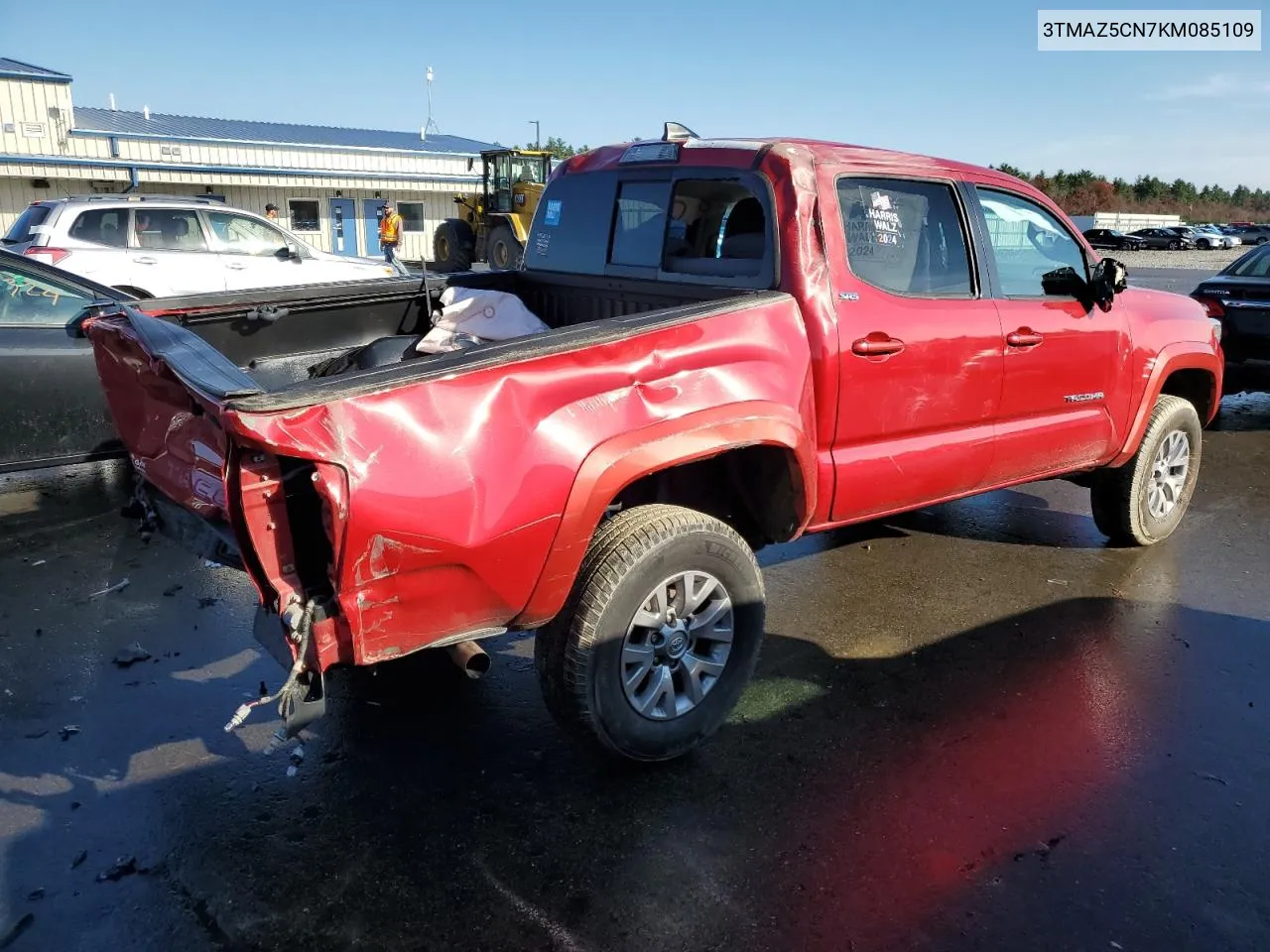 2019 Toyota Tacoma Double Cab VIN: 3TMAZ5CN7KM085109 Lot: 78599254