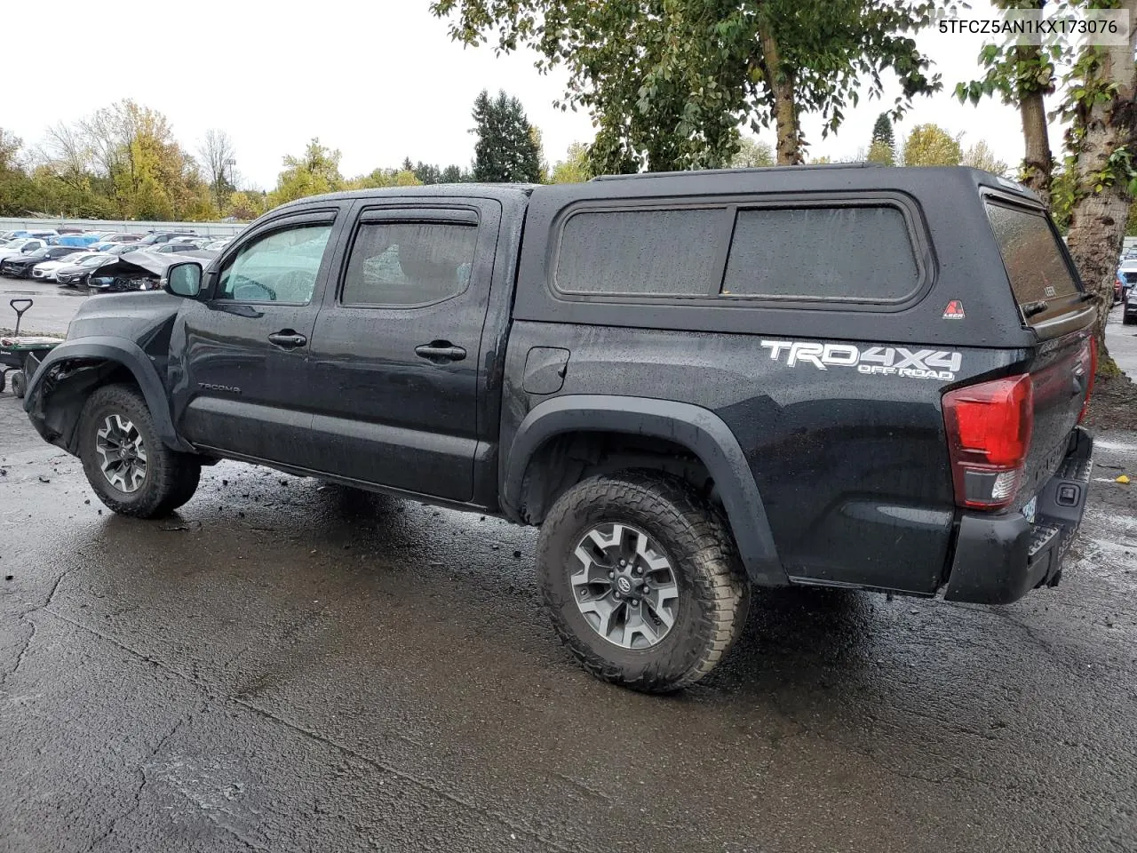 2019 Toyota Tacoma Double Cab VIN: 5TFCZ5AN1KX173076 Lot: 78641654