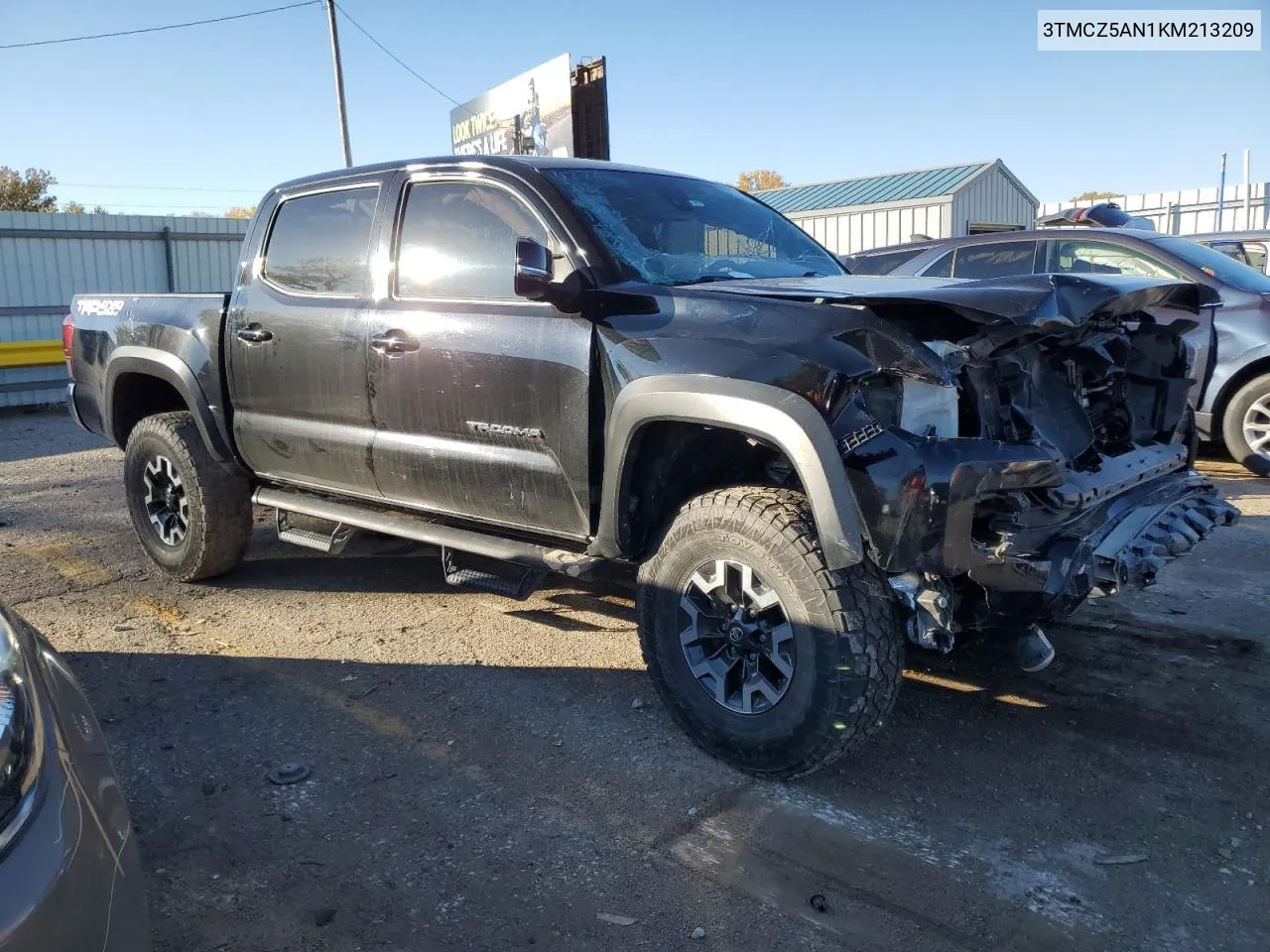 2019 Toyota Tacoma Double Cab VIN: 3TMCZ5AN1KM213209 Lot: 78804364