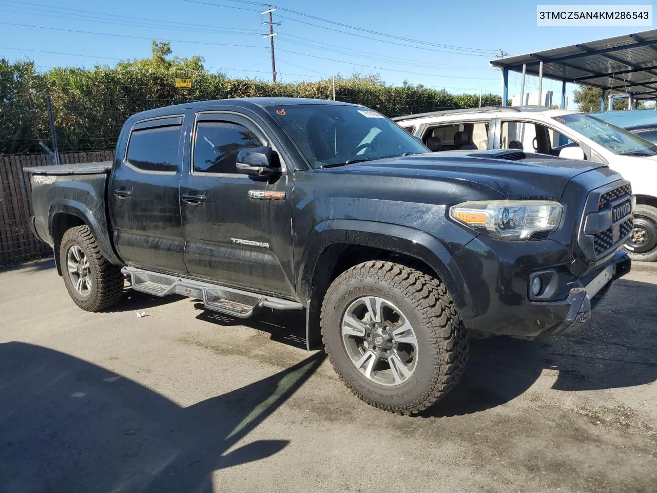 2019 Toyota Tacoma Double Cab VIN: 3TMCZ5AN4KM286543 Lot: 79131984