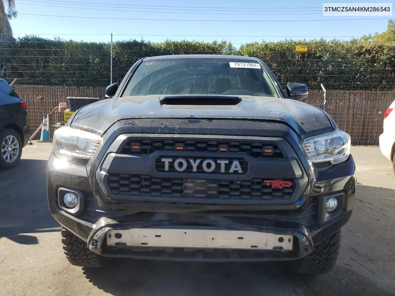 2019 Toyota Tacoma Double Cab VIN: 3TMCZ5AN4KM286543 Lot: 79131984