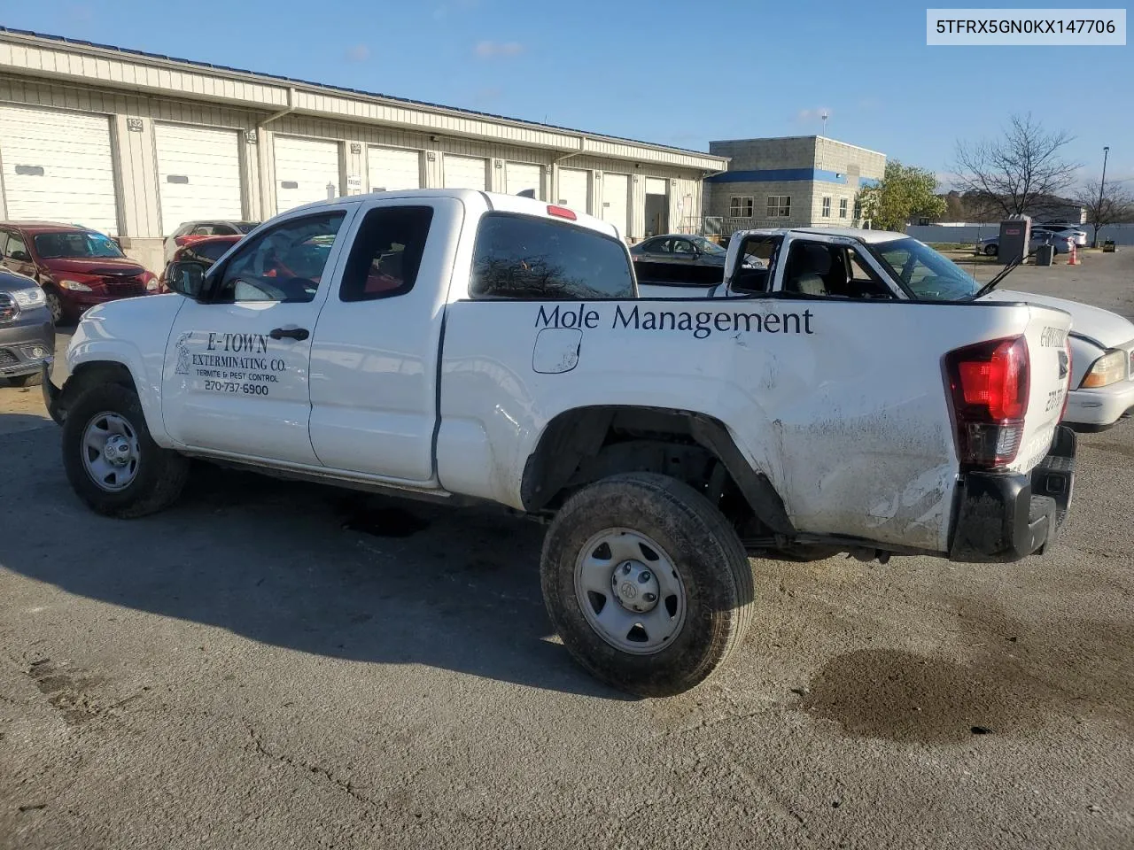 2019 Toyota Tacoma Access Cab VIN: 5TFRX5GN0KX147706 Lot: 79416384